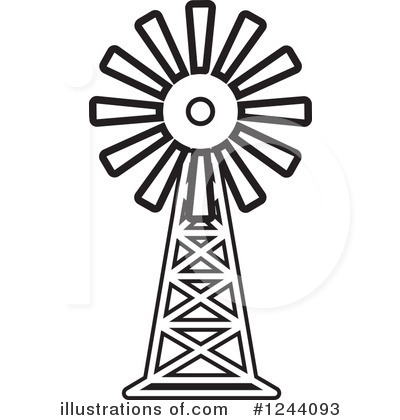 400x420 Windmill Clipart