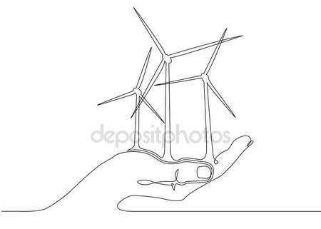450x321 Wind Turbines Alternative Energy Stock Vector Derplan13