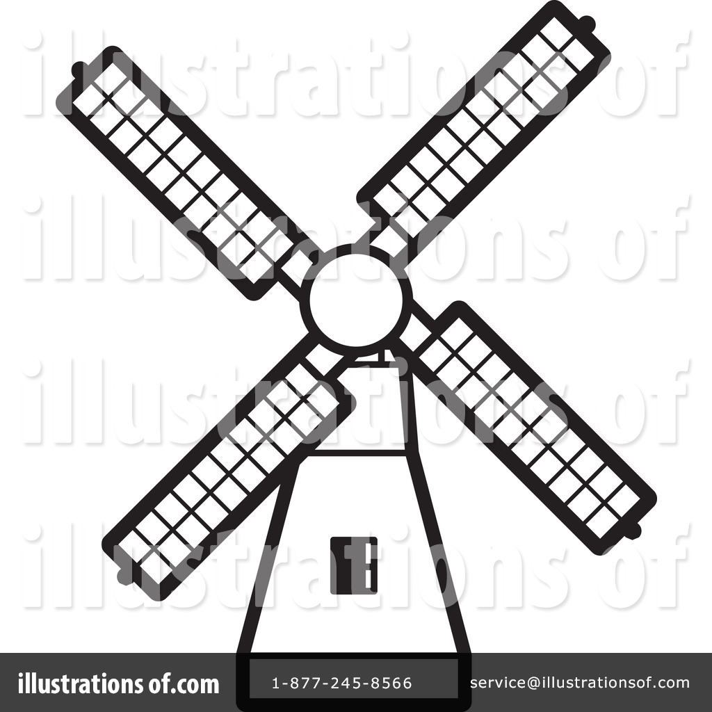 1024x1024 Windmill Clipart