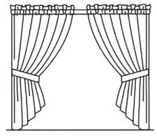 225x198 Drawn Curtains