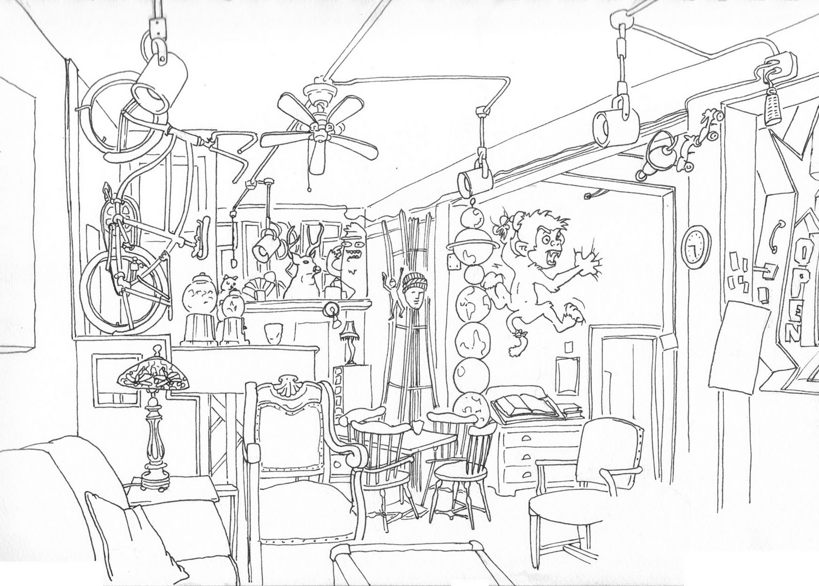 1600x1144 Urban Sketchers Seattle January 2011