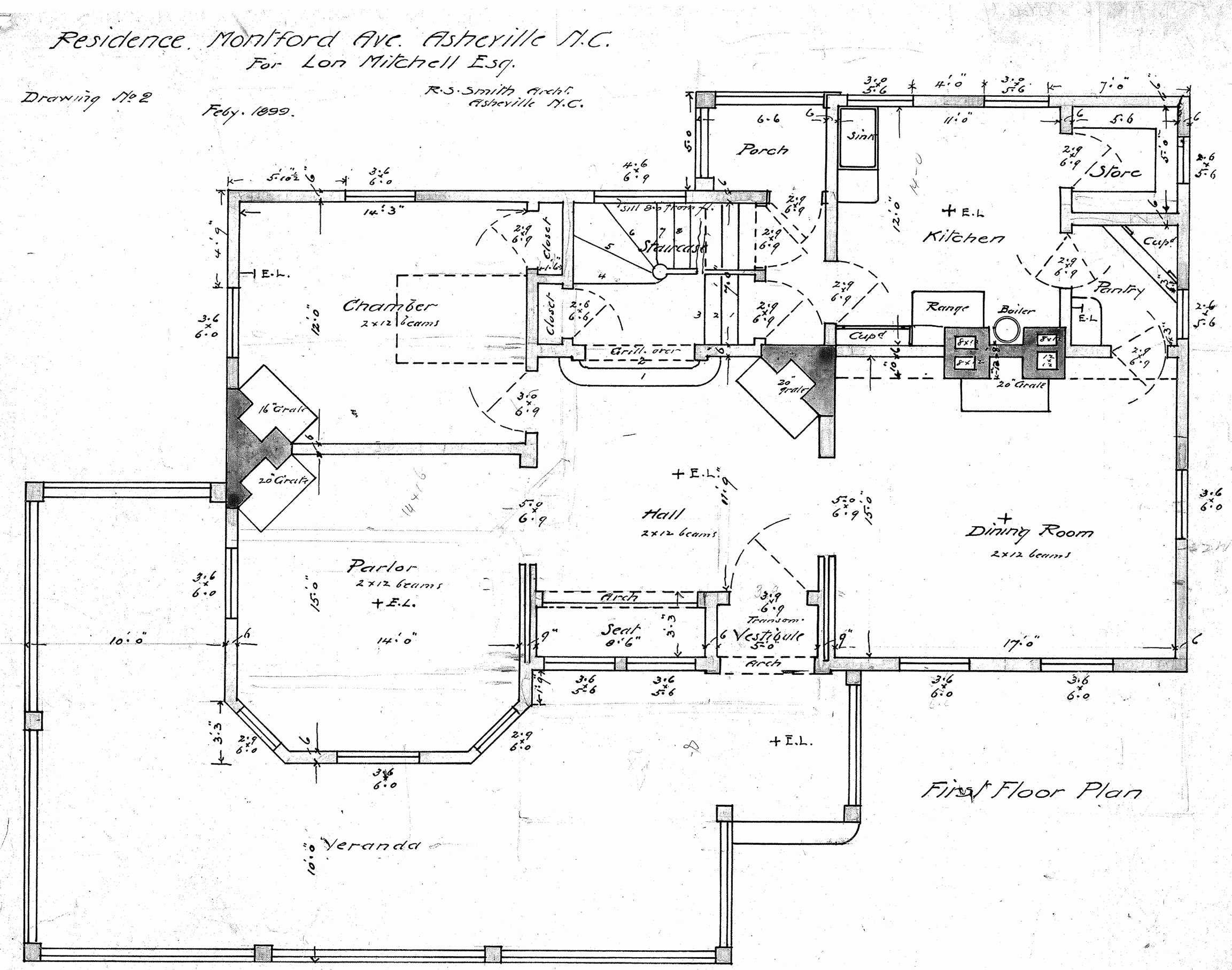 2305x1814 House Plan Drawing Apps
