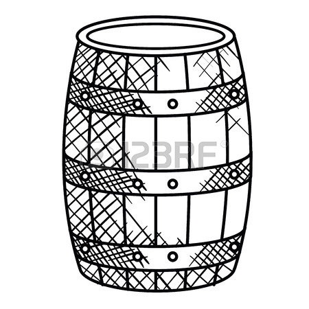 450x450 Wine Barrel Isolated Icon Vector Illustration Design Royalty Free
