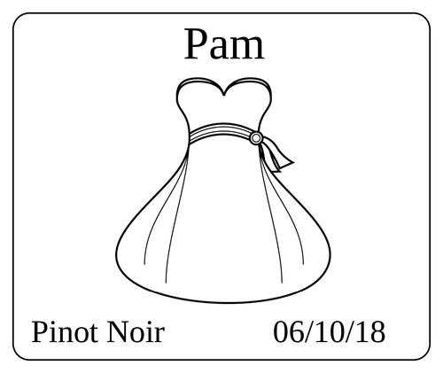 500x421 Wine Bottle Label Templates