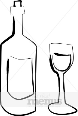 260x388 Bottle Clipart Line Drawing