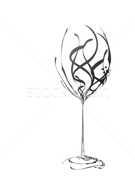 450x600 Wine Glass Isolated Stock Vectors, Illustrations And Cliparts
