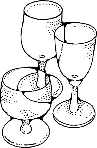 390x594 Wine Glasses Clip Art Free Vector In Open Office Drawing Svg