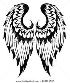 236x280 Angelic Wings Sketch Guardian Angel Jewelry Wings