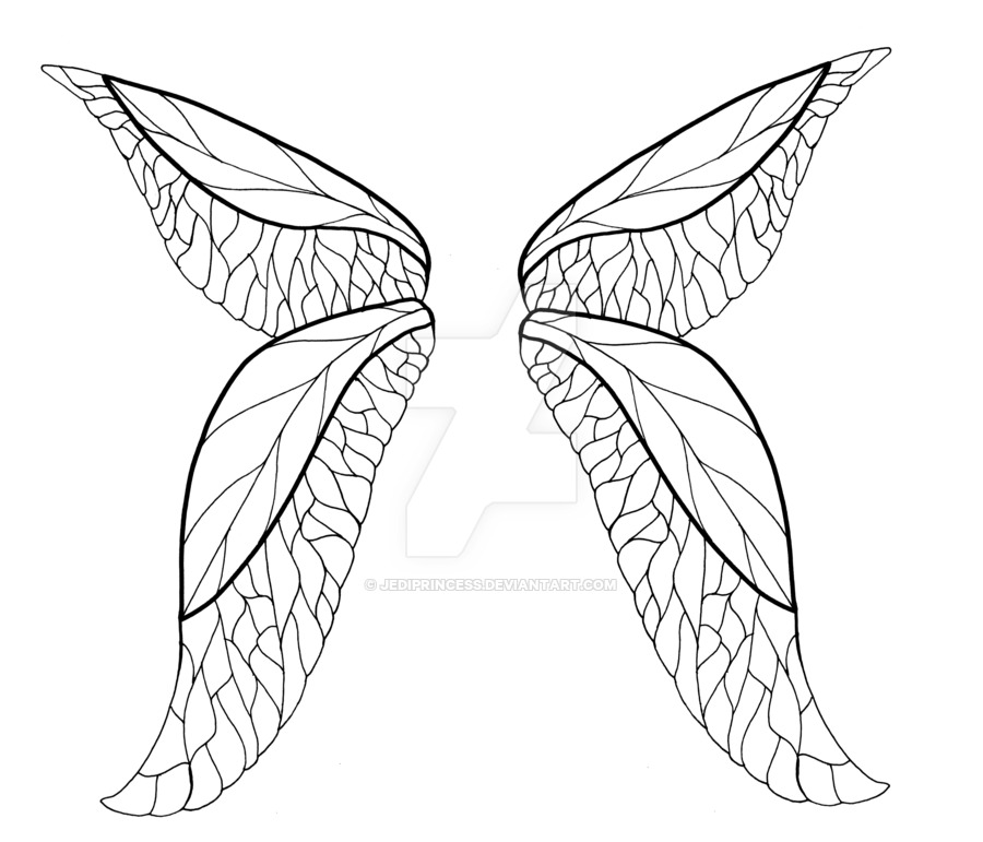 900x771 Faerie Wings Tattoo Design By Jediprincess