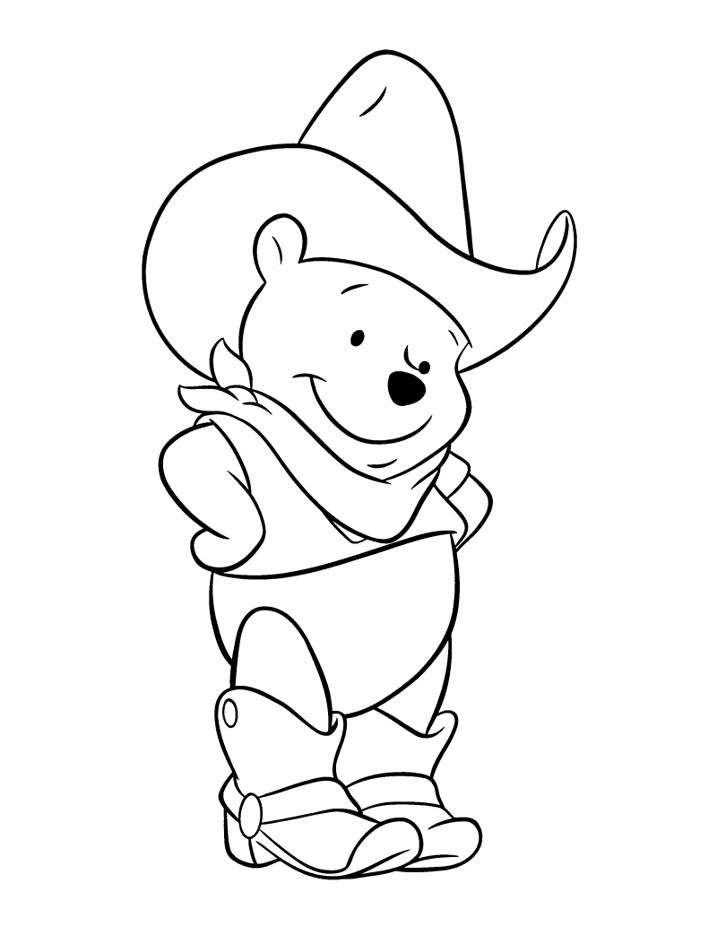 800x1033 Winnie The Pooh Coloring Pages Pre Kindergarden