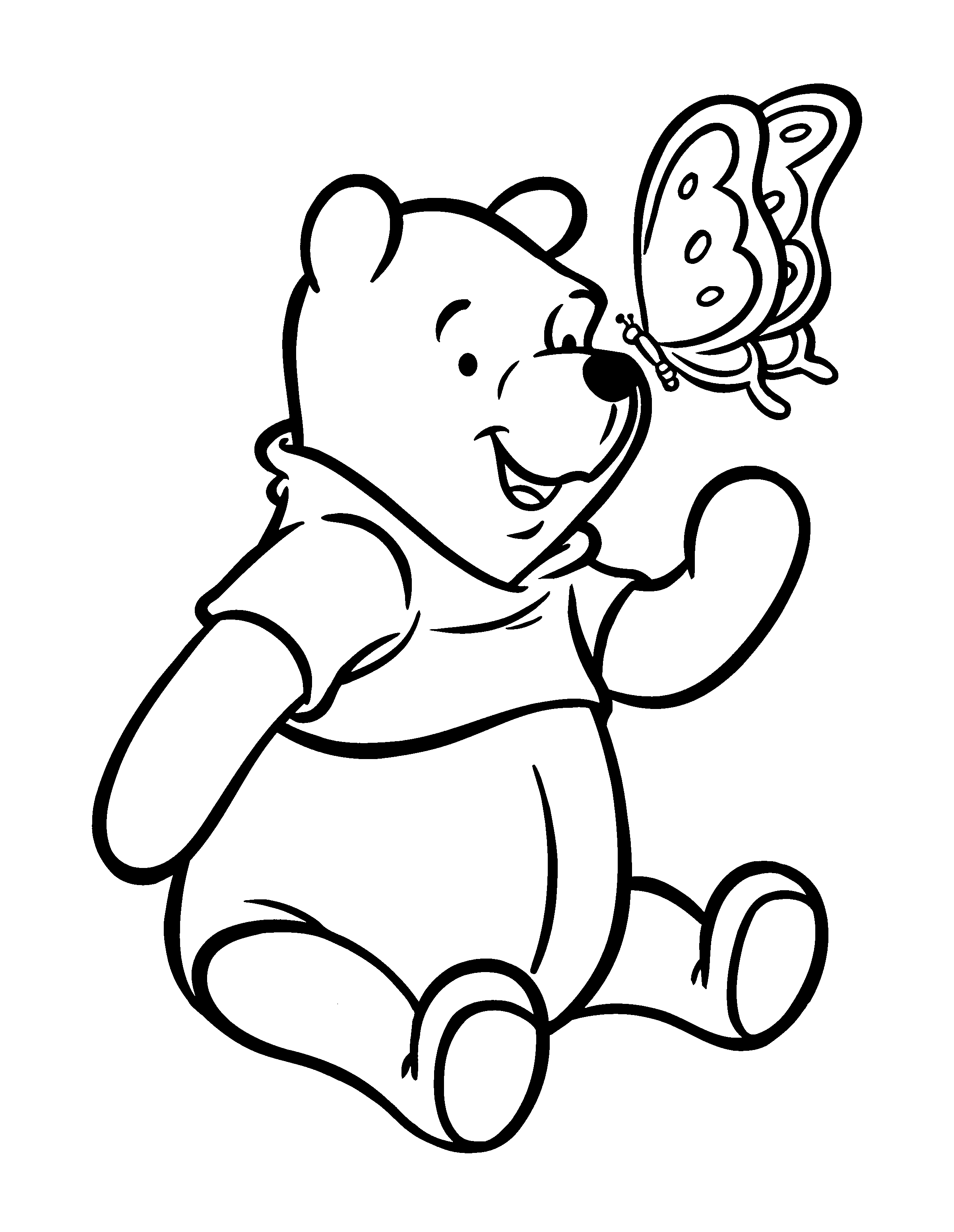 2400x3100 Winnie The Pooh Coloring Pages Printable Preschool In Snazzy Print