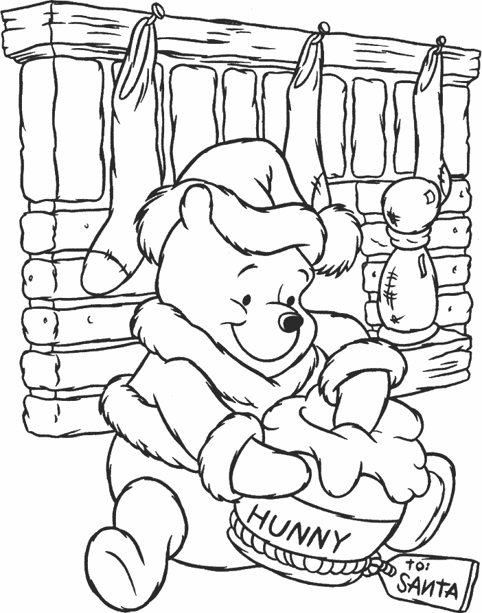 702x893 Coloring Winnie The Pooh