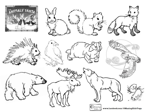 Winter Animals Drawing at GetDrawings | Free download