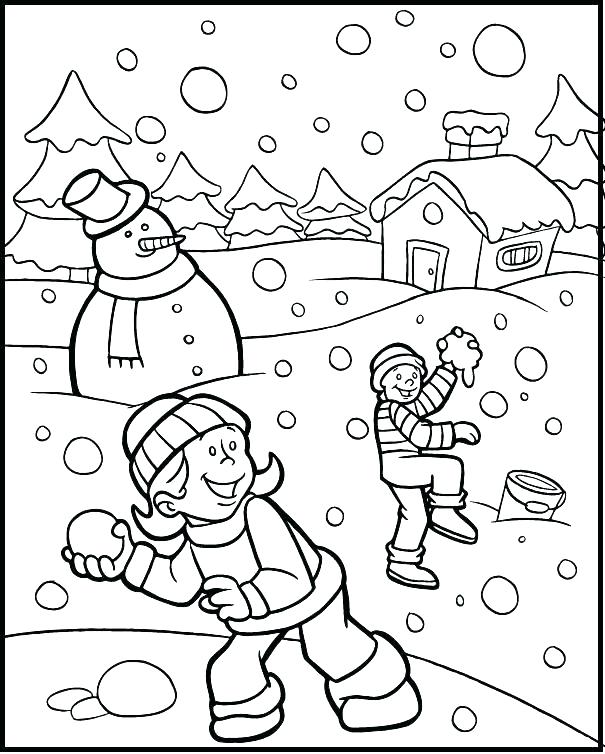 605x754 Winter Coloring Pages Free Winter Coloring Pages Free Holiday