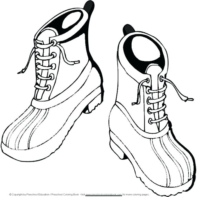 660x659 New Boots Coloring Pages Print Pictures For Kids To Colour