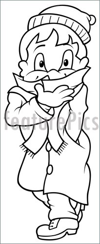 205x500 Children Boy And Winter Coat