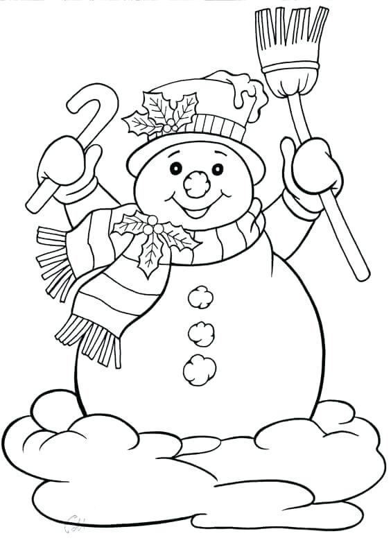 564x786 Snowman Coloring Ideas As Well As Winter Rabbit And Snowman