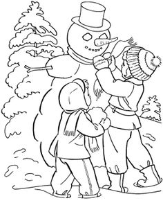 236x293 Top 25 Free Printable Winter Coloring Pages Online Snowman