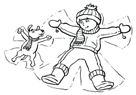 476x333 Sledding Coloring Pages Coloring Trend Medium Size Winter Hat