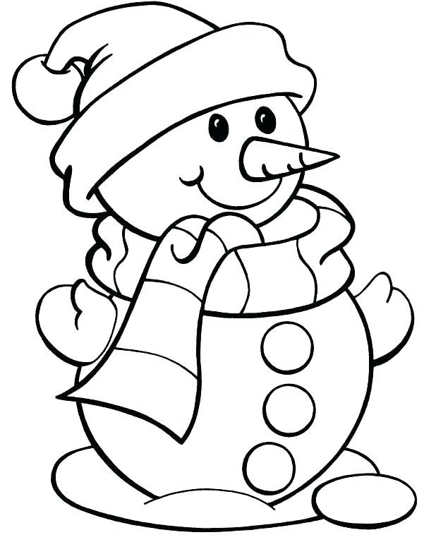 601x768 Winter Coloring Pages Free Coloring Page Winter Color Page Snowman