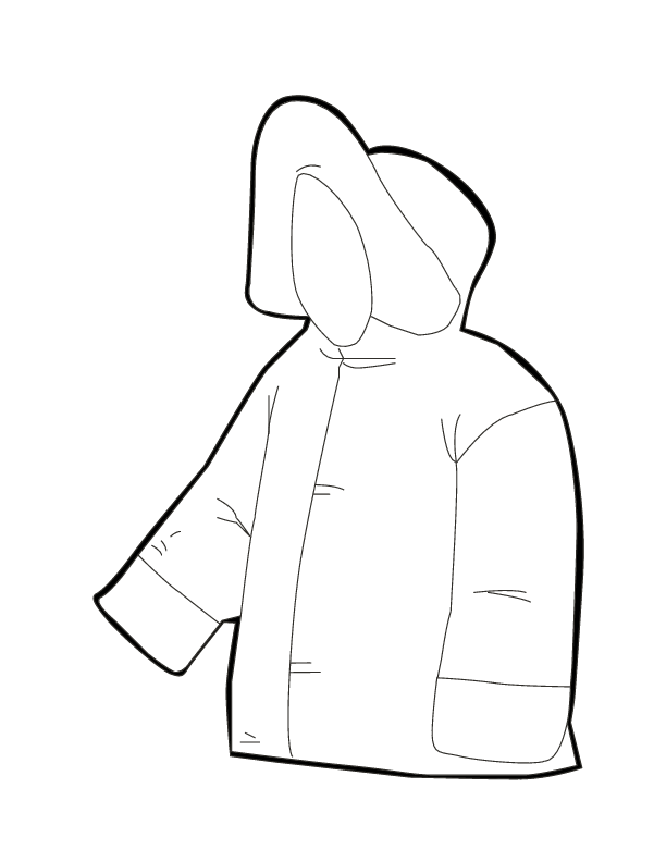 612x792 Winter Coat Coloring Pages