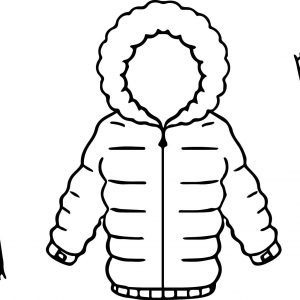 300x300 Coloring Pages Of Winter Scarf Archives