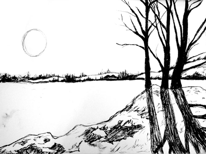 669x502 Jade They Illustration Winter Landscape