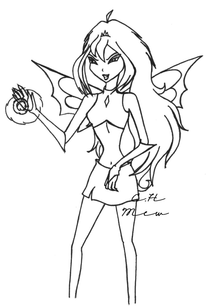 Winx Club Bloom Drawing at GetDrawings | Free download