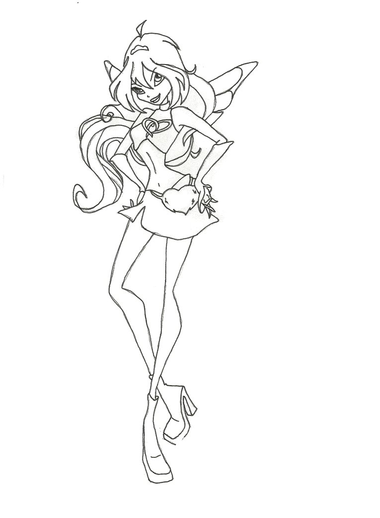 765x1043 Winx Club Charmix Bloom Coloring Page By Winxmagic237
