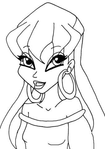 339x480 Stella Winx Club Coloring Page Free Printable Coloring Pages