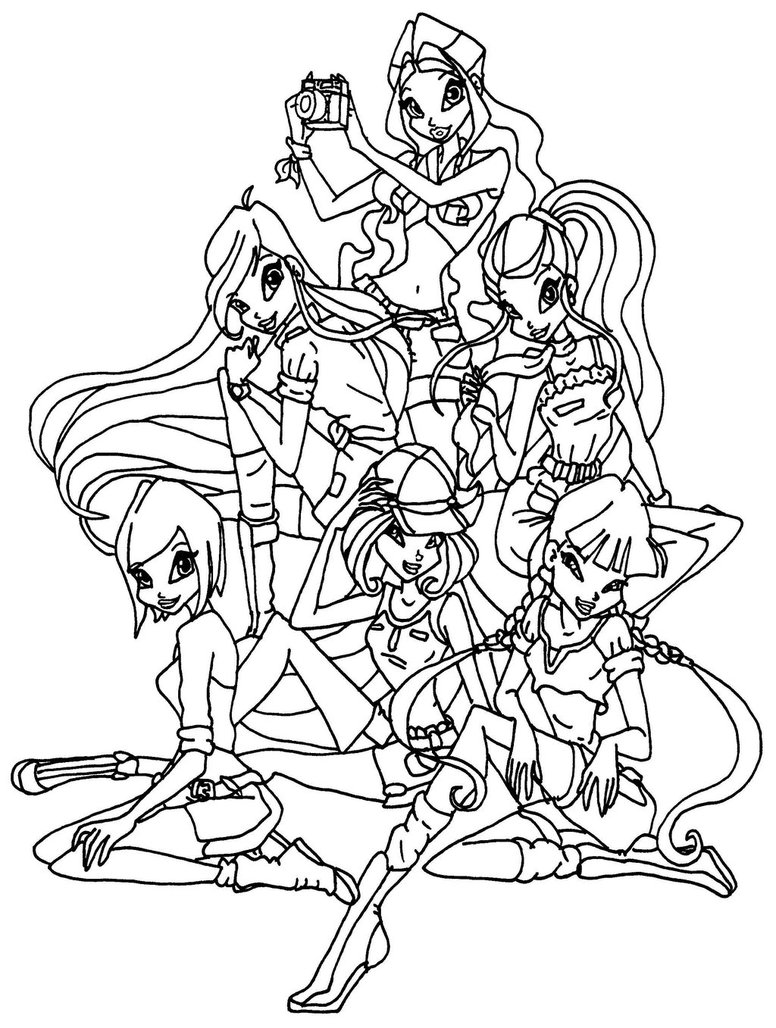 776x1028 Winx Club Safari By Elfkena