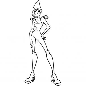 302x302 How To Draw How To Draw Tecna, Winx Club, Tecna