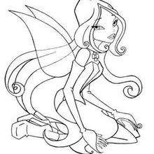220x220 Flora From The Winx Club Coloring Pages