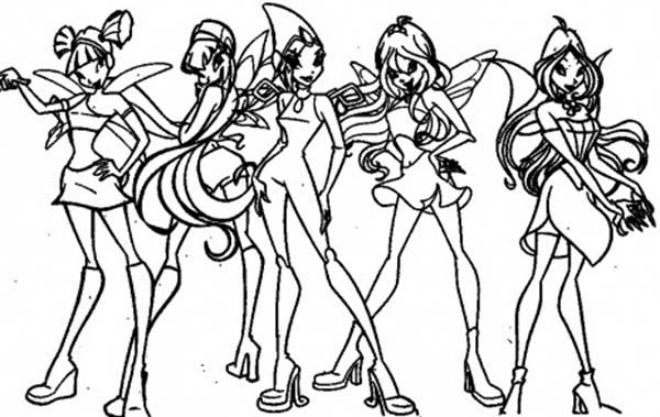 600x379 The Winx Club Coloring Pages