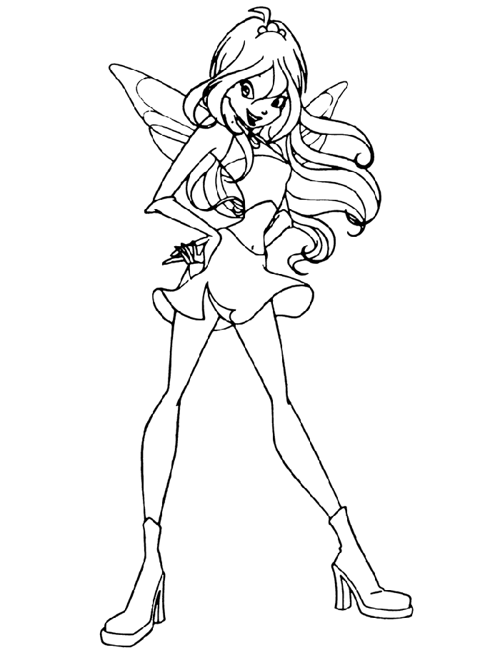 700x925 Winx Club Coloring Pages Hot Winx Club