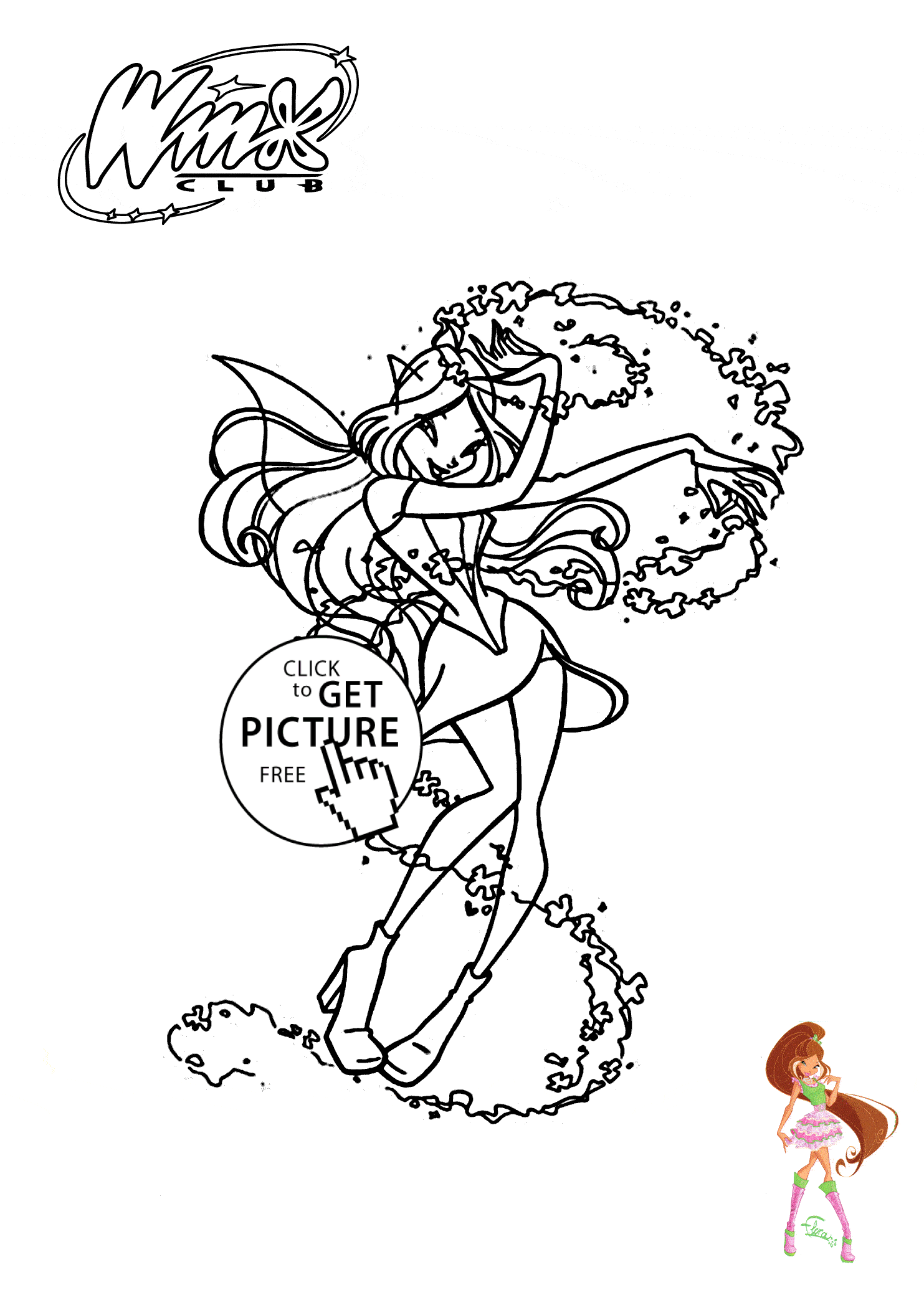 1483x2079 Winx Club Coloring Pages For Girls, Printable Free 21