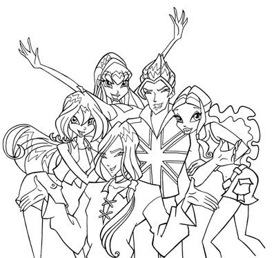 400x374 Fabrizio Ferrari Workbench Winx Club Cover Illustration