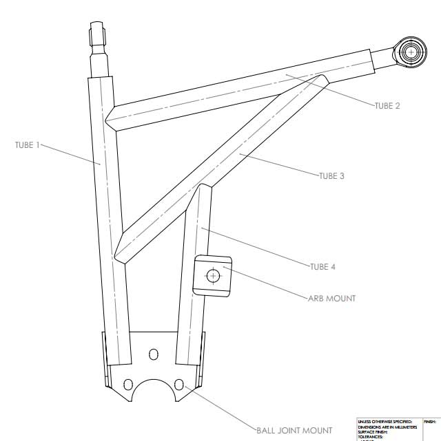 640x641 Mk2 Tubular Front Wishbones