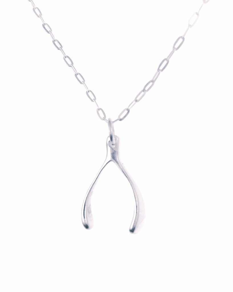 817x1024 Wishbone Necklace Sterling Silver I Fab Fierce You, Inspirational