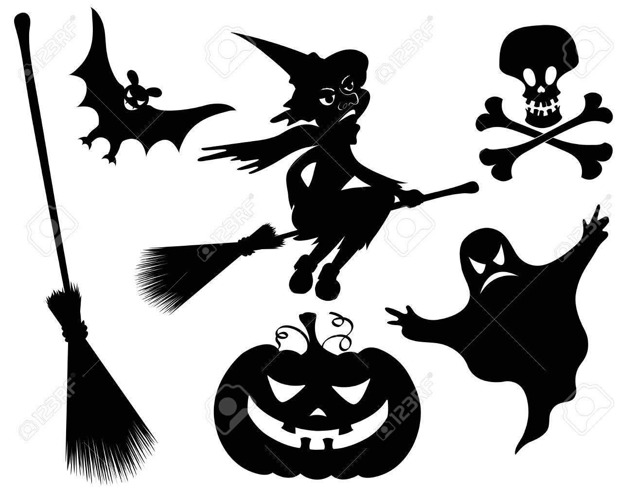 1300x1015 Flying On A Broom Stock Illustrations, Cliparts And Royalty Free