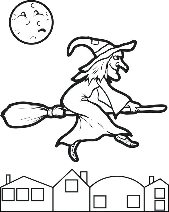 558x700 Halloween Coloring Pages Witch Download Halloween Coloring Pages