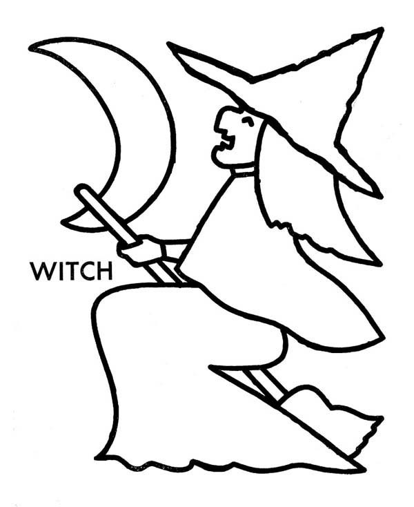 600x734 How To Draw Witch Coloring Pages Best Place To Color