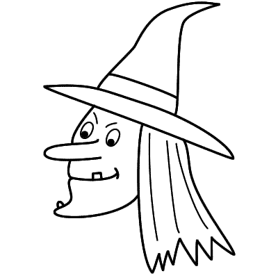 400x400 Witch Drawings For Halloween Fun For Christmas