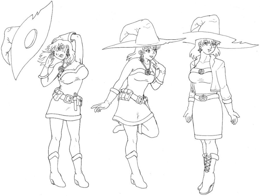 900x678 Witch Drawings By Ericmhe