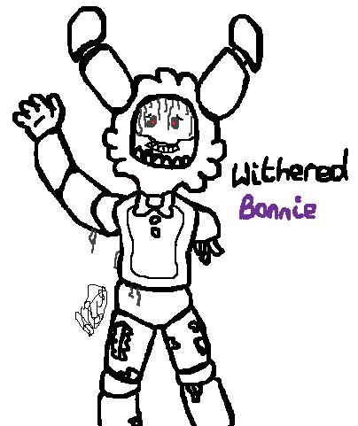 404x481 Withered Bonnie! By Creepybennie