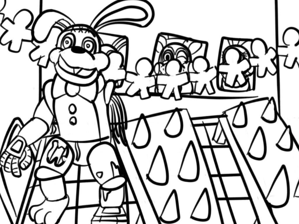 1024x768 Withered Bonnie Speed Art Five Nights At Freddy's Amino