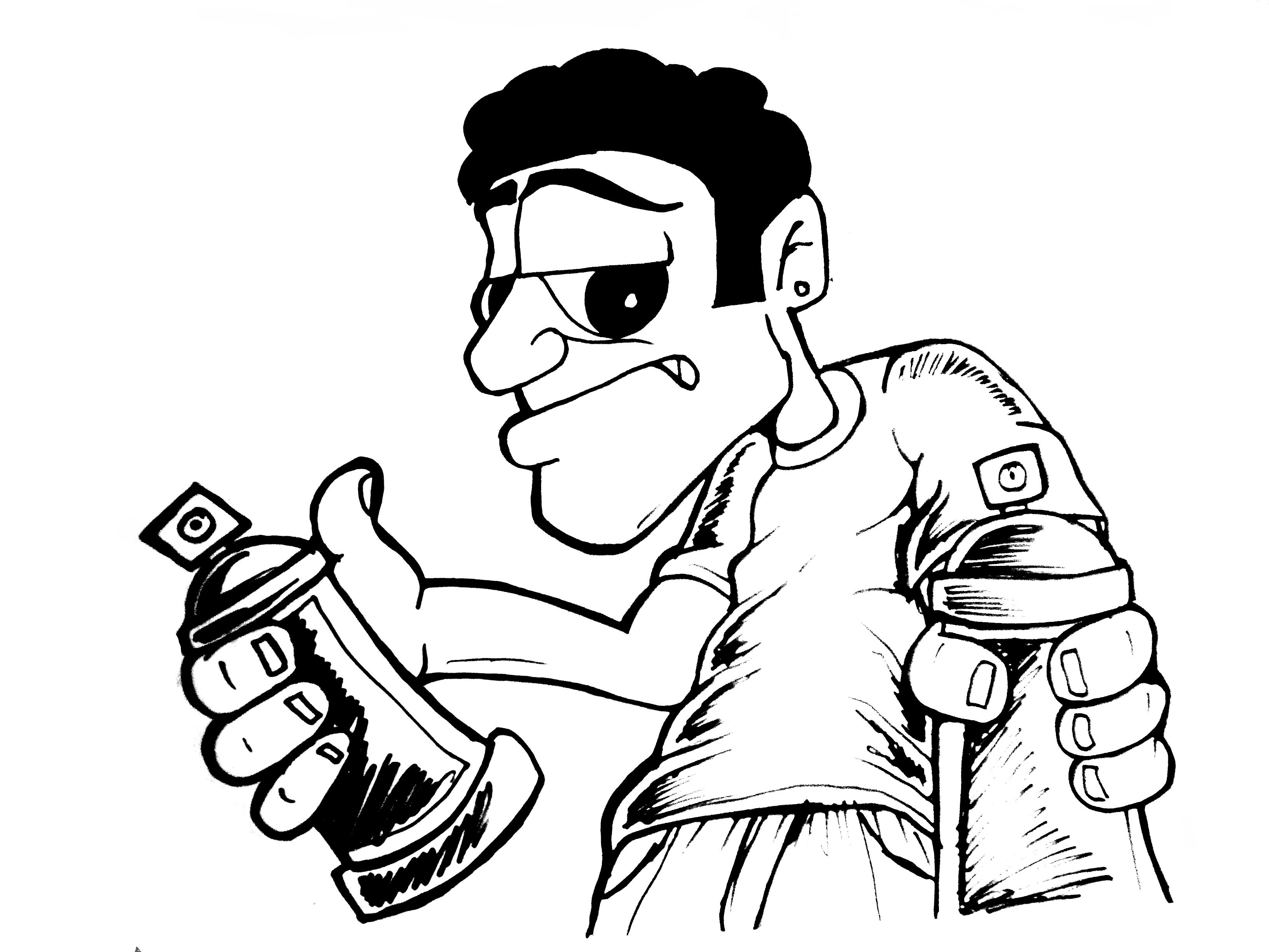 3264x2448 Graffiti Characters Drawings By Wizard Cool Graffiti Character By