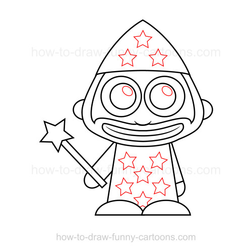 500x500 How To Draw A Wizard