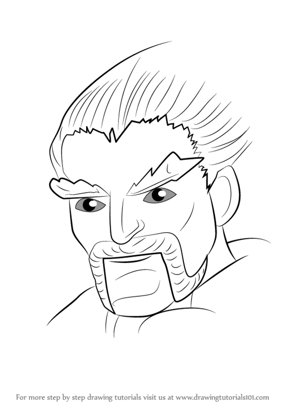 566x800 Learn How To Draw Ice Wizard From Clash Royale (Clash Royale) Step