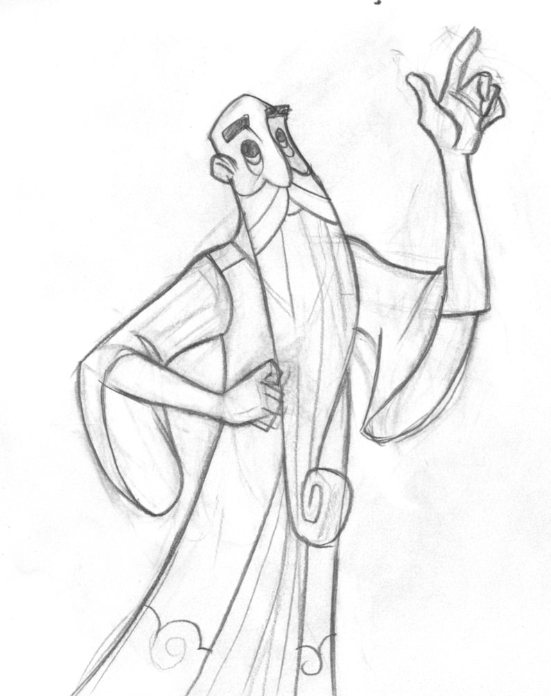 795x1004 Wizard Cartoon Drawing By Chrisatherton